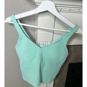 EUC Lululemon Align Tank Top Light Support Size 8 Mint